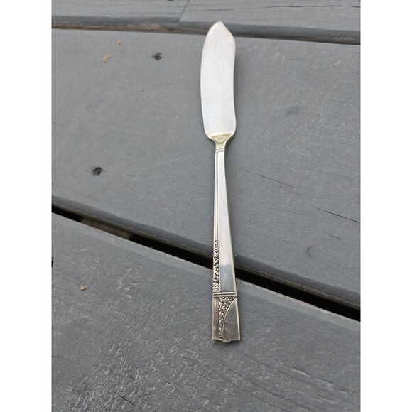 Oneida Nobility PLATE, Caprice Silver Plate Soup Butter Knife Silverware - Picture 2 of 3